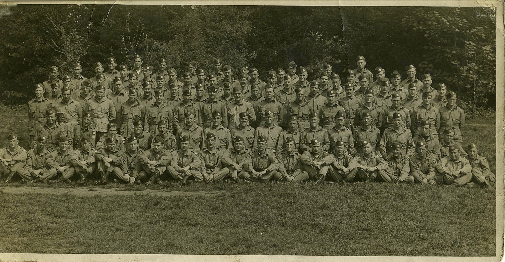 2nd Battalion's Headquarters Company England, 1944.